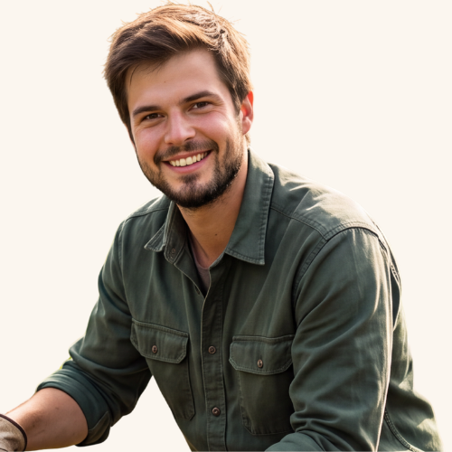 Lukas Schmidt, Inhaber von Evergreen Gartengestaltung